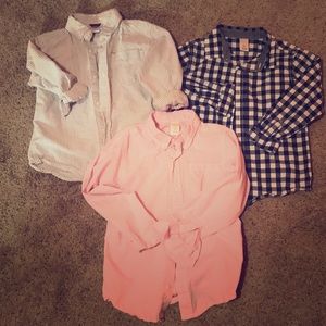 Gymboree Boys size 5/6 Button down shirts